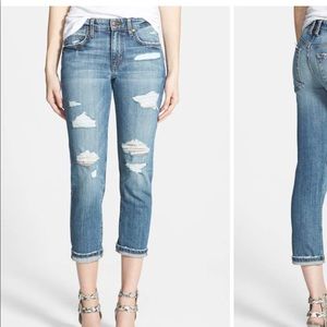 Joe’s Jeans Slim Boyfriend Crop Jeans “Gessa”
